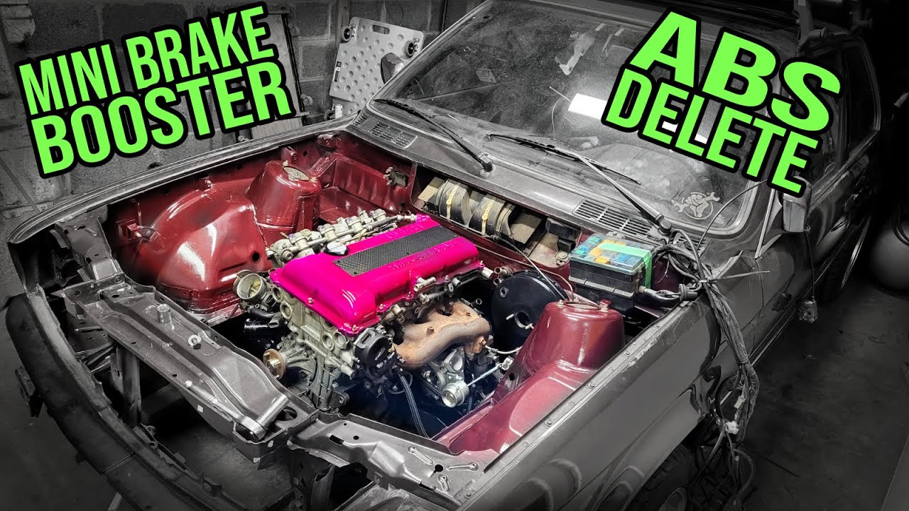 Smaller diameter brake booster and deleting ABS on an E30; Year of the E30 Series Ep5