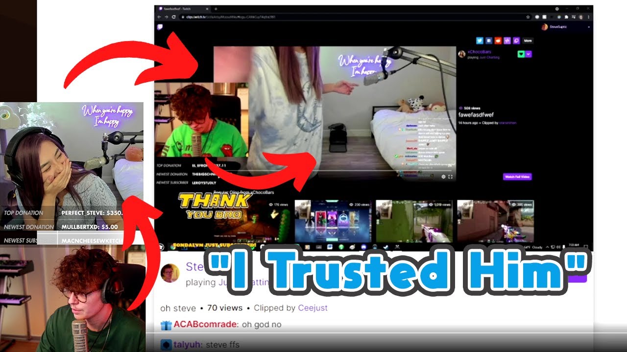 Steve Reacting To Janet Reacting To Steve Watching Her Dance