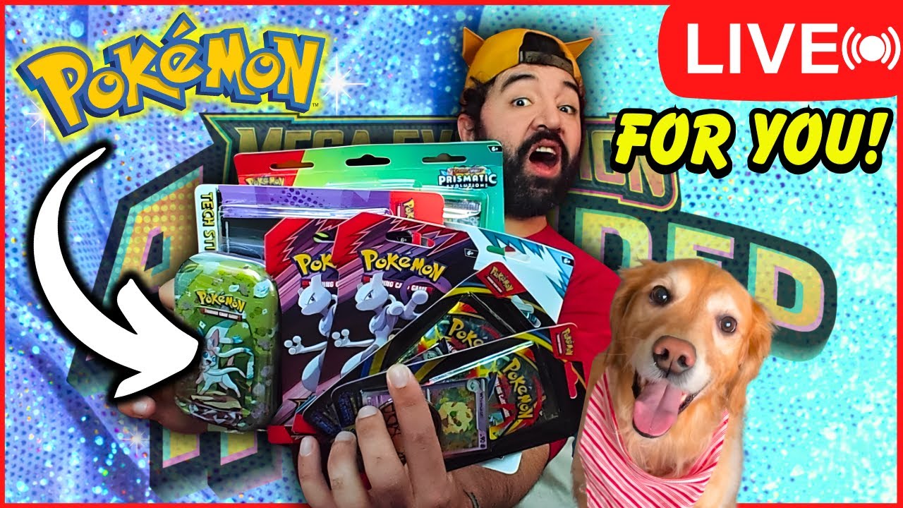 LIVE🔴 Opening ALL The NEW Pokemon Cards I Could Find... FOR YOU!