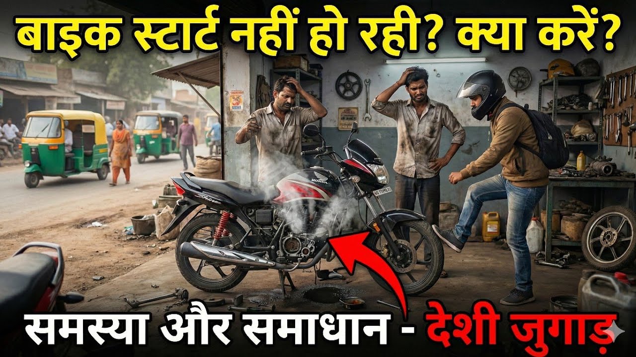 Bike start na ho to kya kare | Bike starting problem | Honda shine starting problem 
