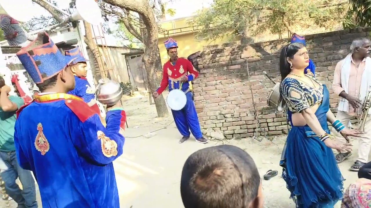 #Pujamau#आज राजा ||जी के कोरवे ||में बिहान|| हो खेदी#bhojpuri #dance #बैंड पार्टी#
