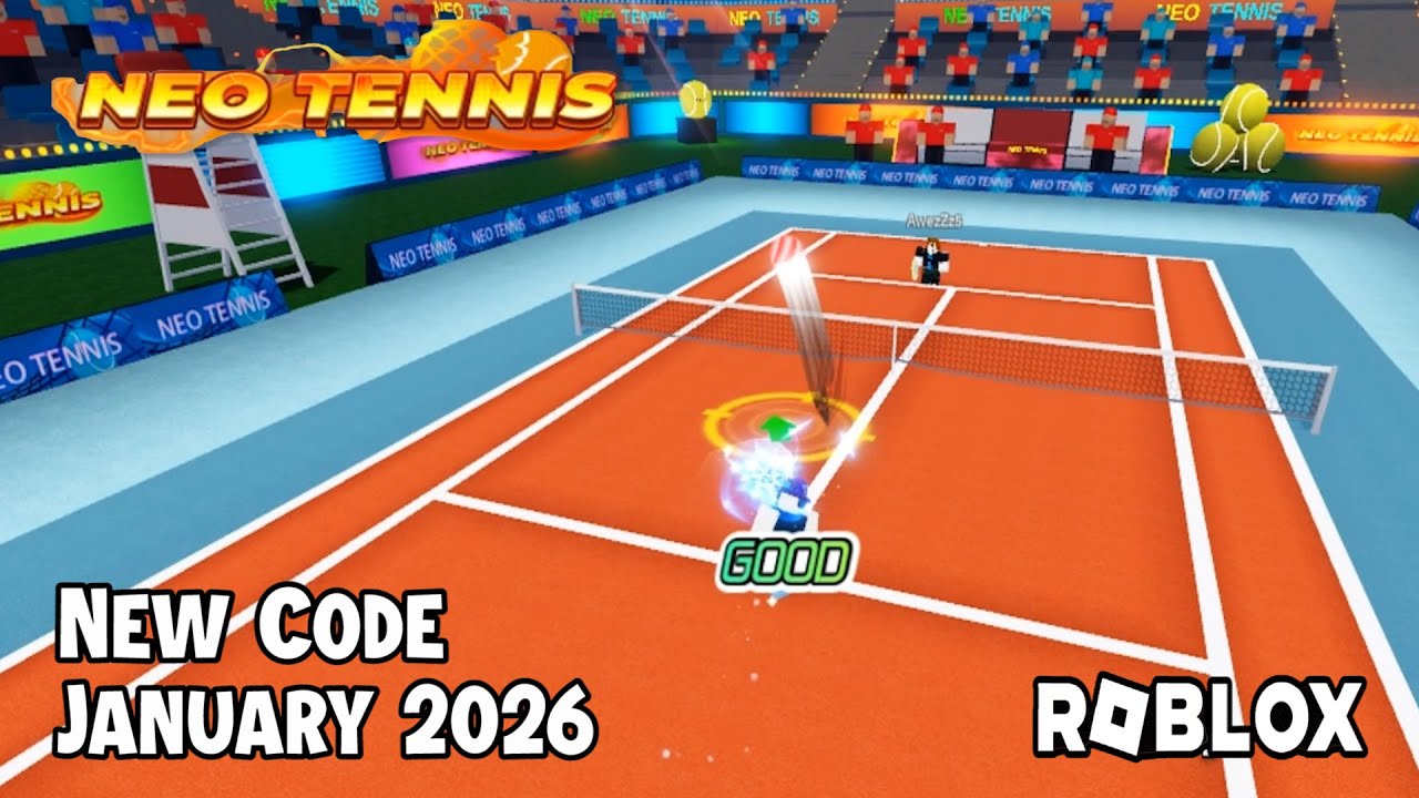 Новый код для Roblox Neo Tennis (январь 2026 г.)
