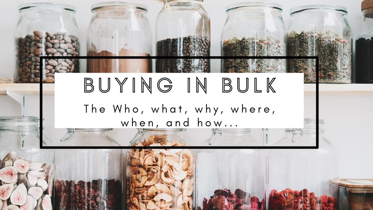 Buying food in Bulk | Food Storage | Azure Haul