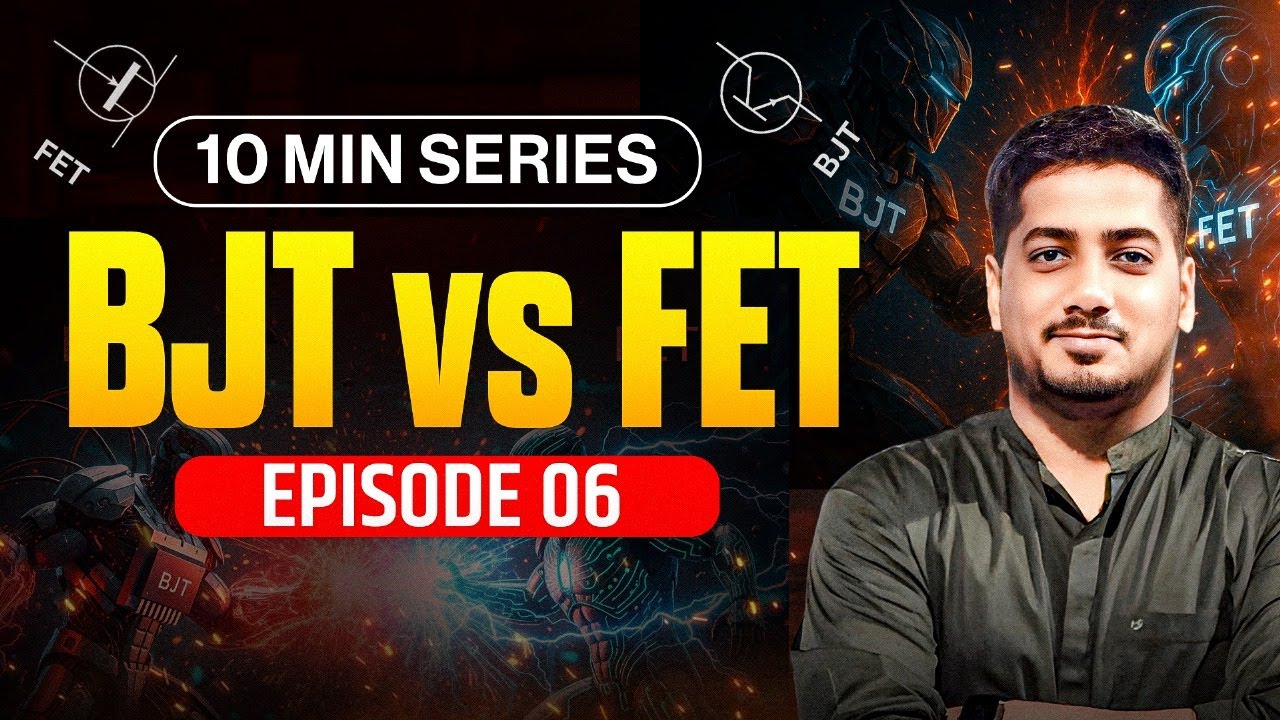 BJT vs FET– Most Expected Topic for Competitive Exams | Learn with Rishabh Sir (A.E.)  #RishabhSir