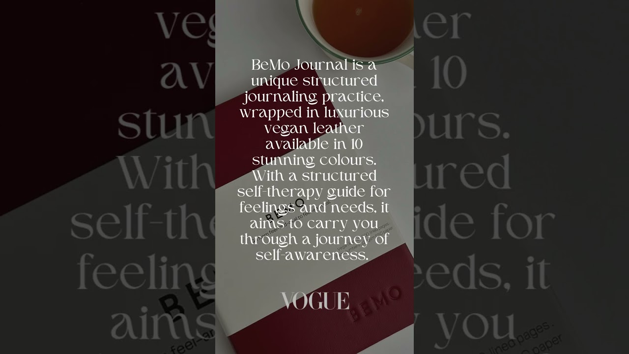 The BeMo Journal is a Top Wellness Brand in British Vogue's October Issue featuring Florence Pugh