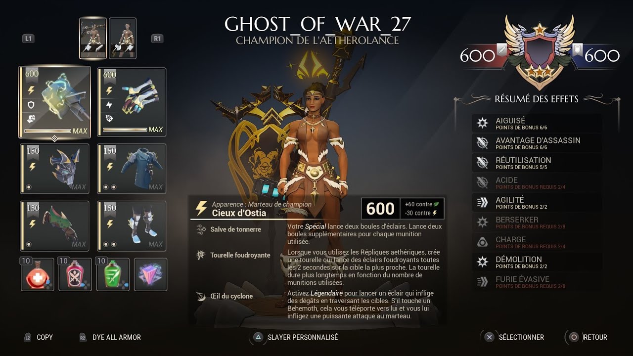DAUNTLESS build + strat ascension heroique easy 🤣🤣 2025