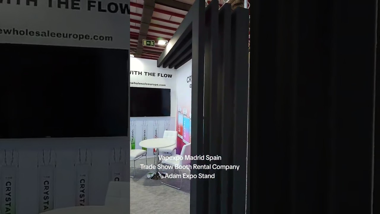 Vapexpo Madrid, Vape Expo Spain: Inside Adam Expo Stand Innovative Booth Design #3drendering #design