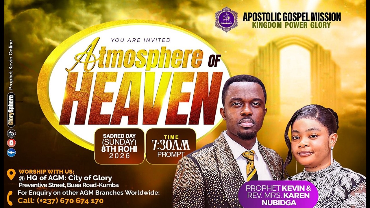 ATMOSPHERE OF HEAVEN SERVICE 8th ROHI (February) 2026