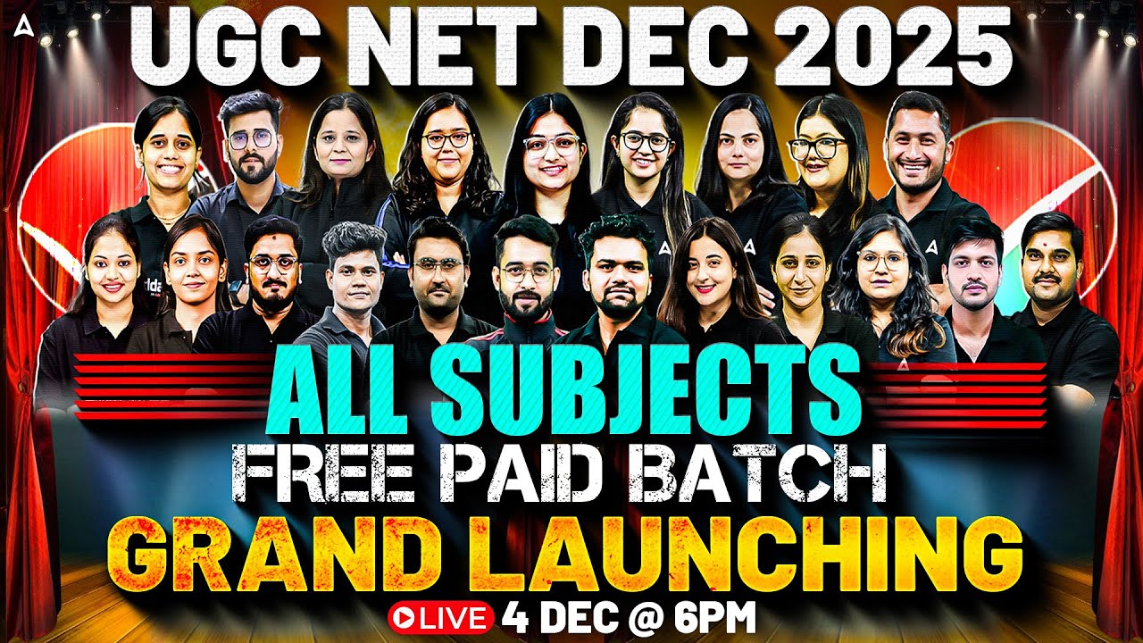UGC NET December 2025 | UGC NET Free Batch | UGC NET Free Online Coaching | UGC NET Free Classes