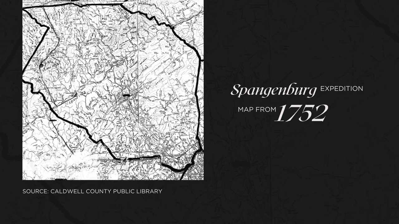 The Beginning Years of Caldwell County Represented in Maps