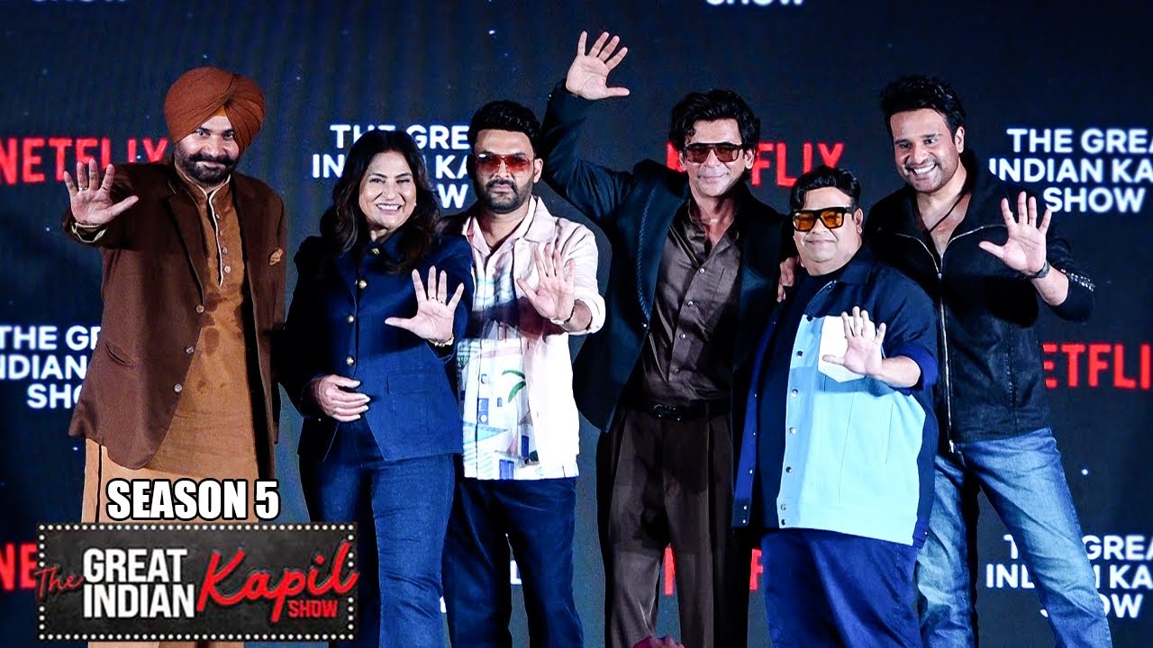 Запуск 5-го сезона шоу «The Great Indian Kapil Show» | Капил Шарма, Кику, Сунил Гровер, Крушна, А...