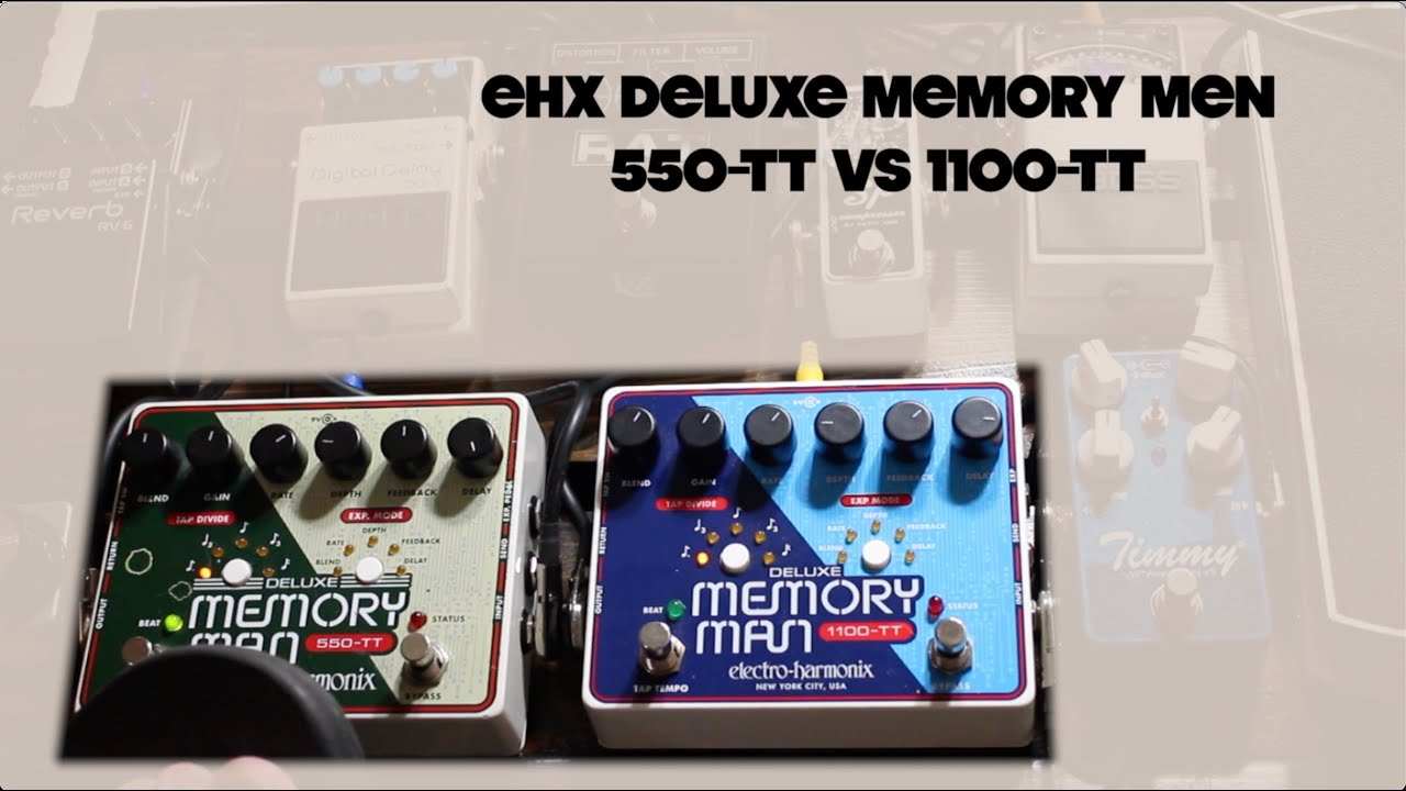 Deluxe Memory Man: 550 TT VS 1100 TT