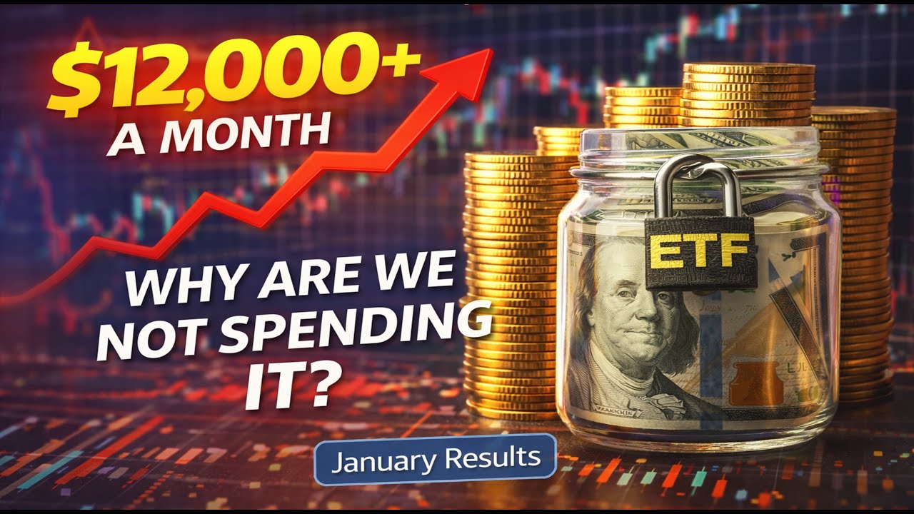 $12,000+ a Month from ETFs… But We Don’t Spend Any of It | January Results