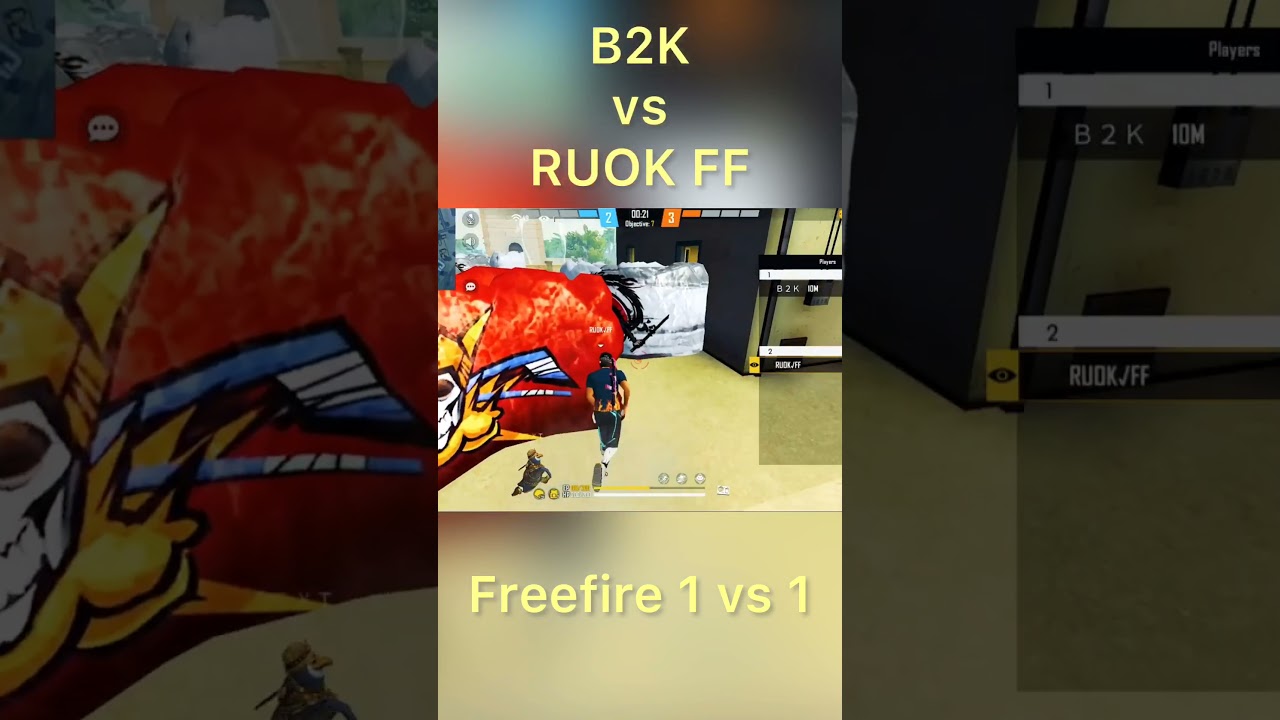 Freefire X B2k vs ruok ff 💪🏼💪🏼