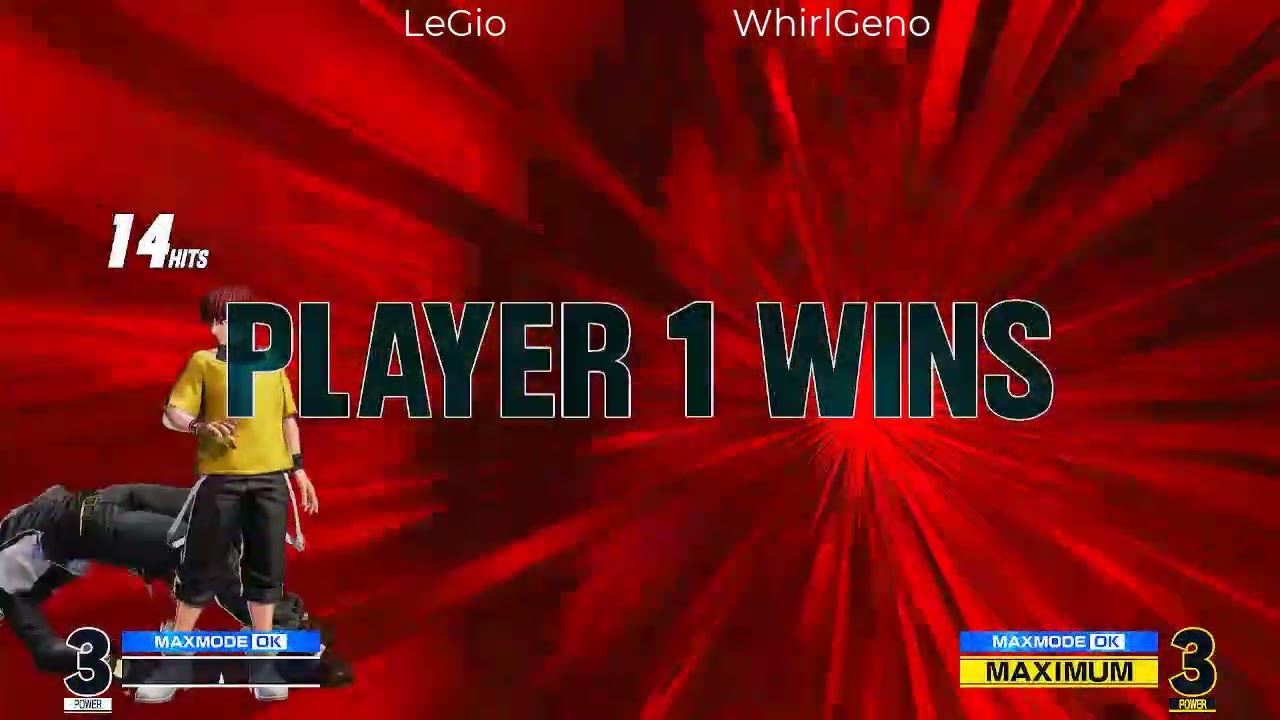 Kof XV  LeGio VS WhirlGeno   Kika_Danada VS WhirlGeno