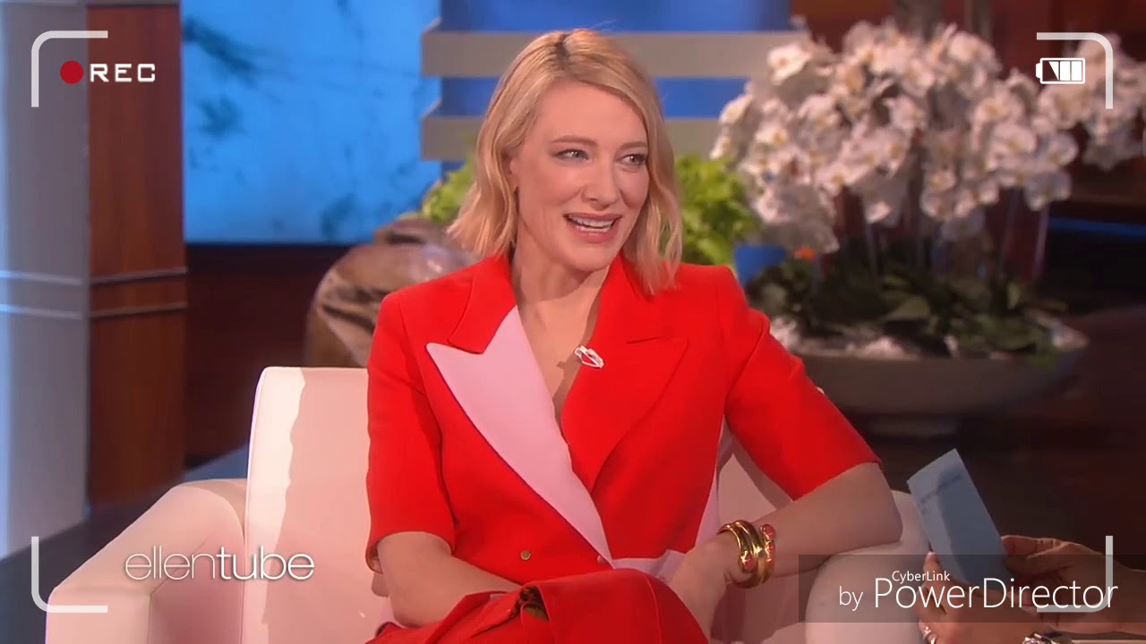 Cate Blanchett crazy moment