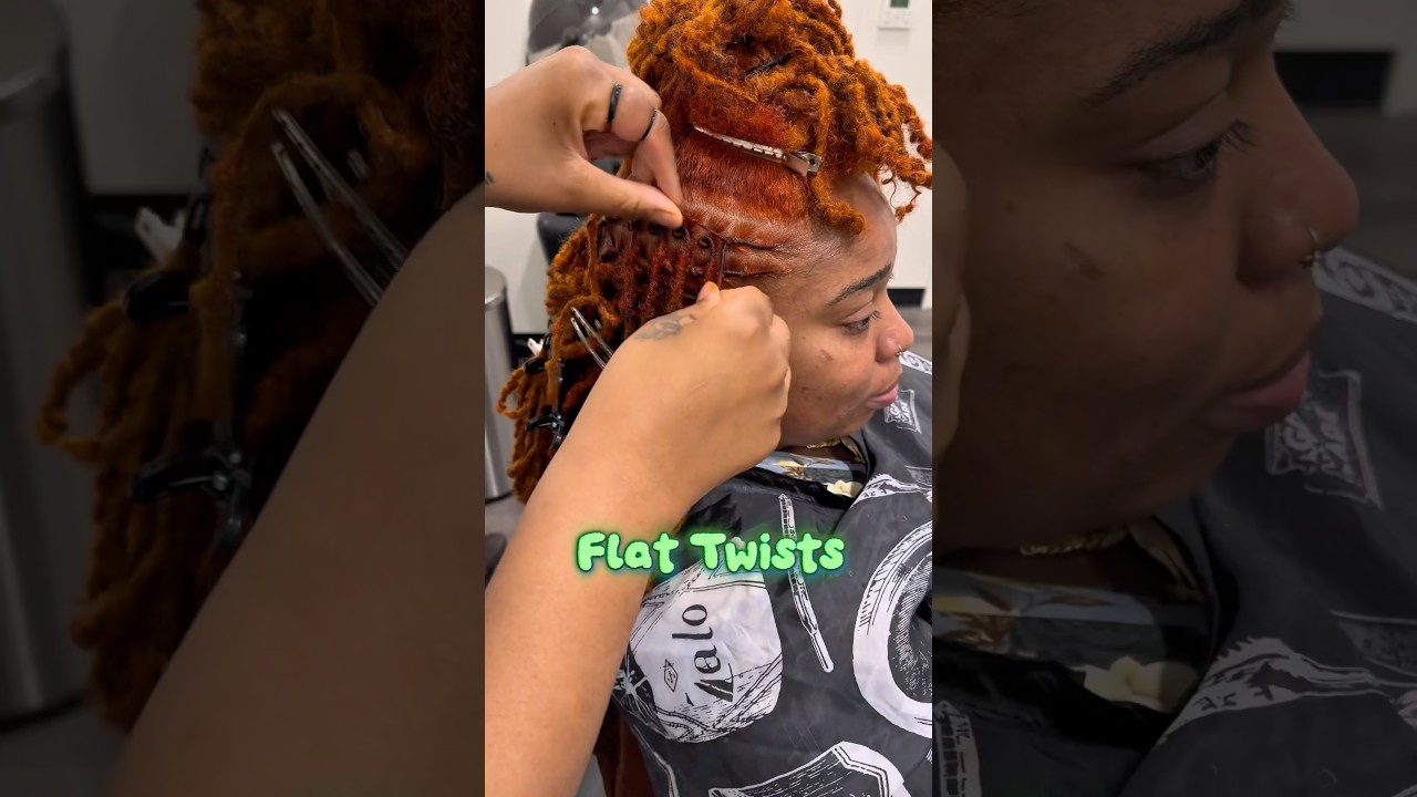 Flat twists #flattwist #locstyles #locs #dreads  #tampalocs #retwist  #hairvideos #hairtutorial