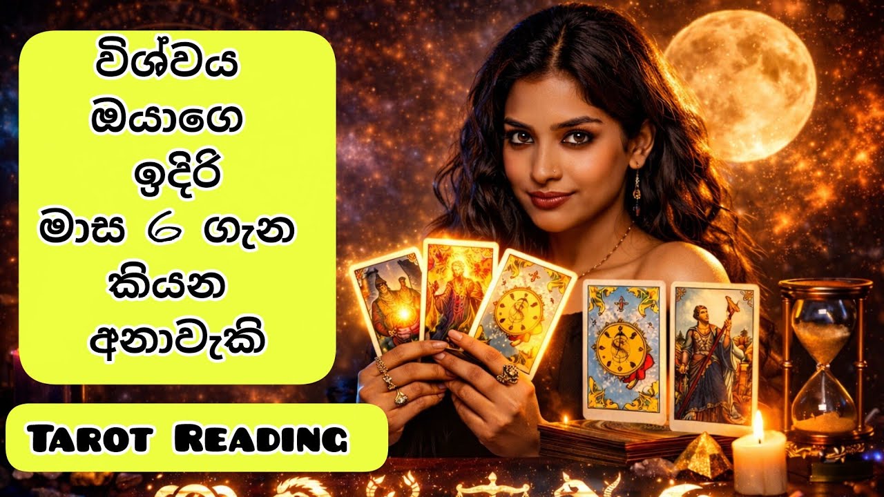 ඔයාගෙ ඉදිරි මාස 06 කොහොම වෙයිද? 🔮| Tarot Card Reading Sinhala | Tarot Reading Sinhala 
