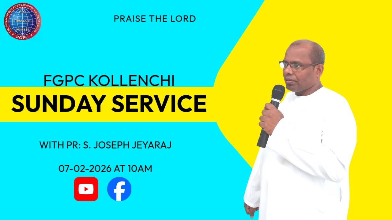 FGPC KOLLENCHI |SUNDAY SERVICE |(08-02-2026)🔴LIVE