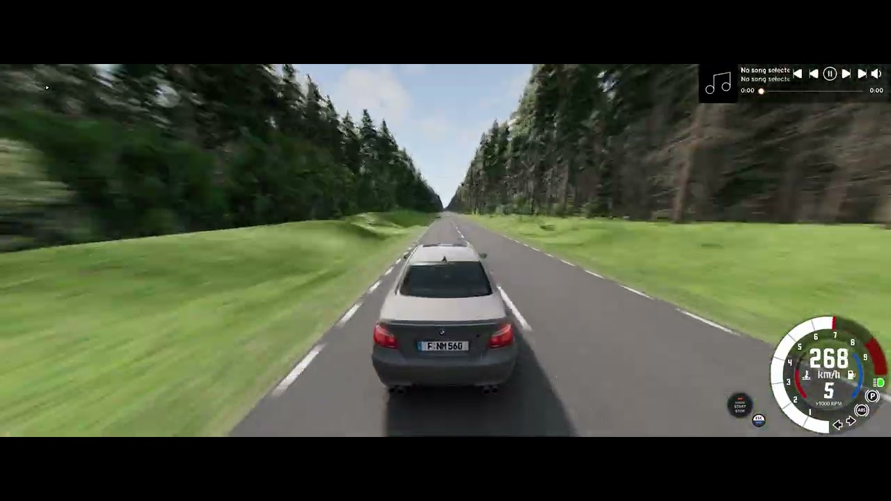BeamNG drive   BMW E60 300KM NA GODZINE