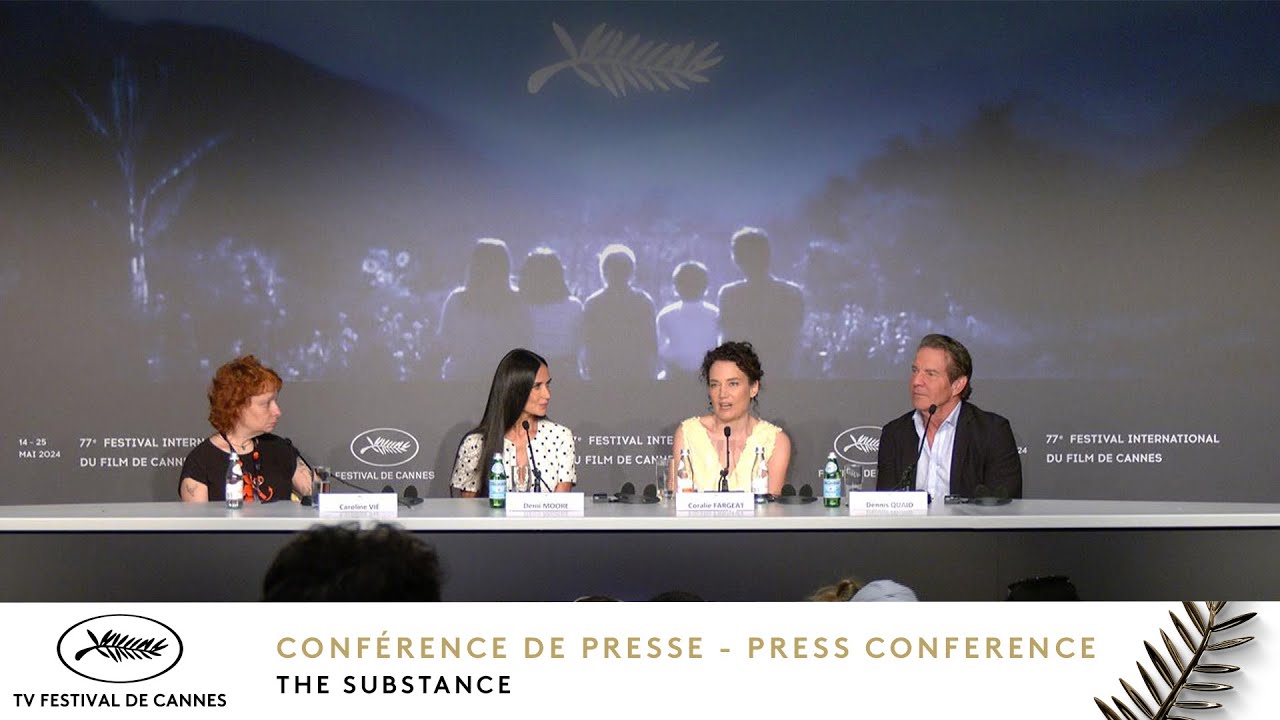 THE SUBSTANCE &ndash; Press Conference &ndash; English &ndash; Cannes 2024