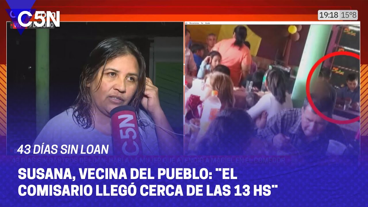 CASO LOAN: hablamos con SUSANA, la mujer que atendió a WATER MACIEL en el COMEDOR