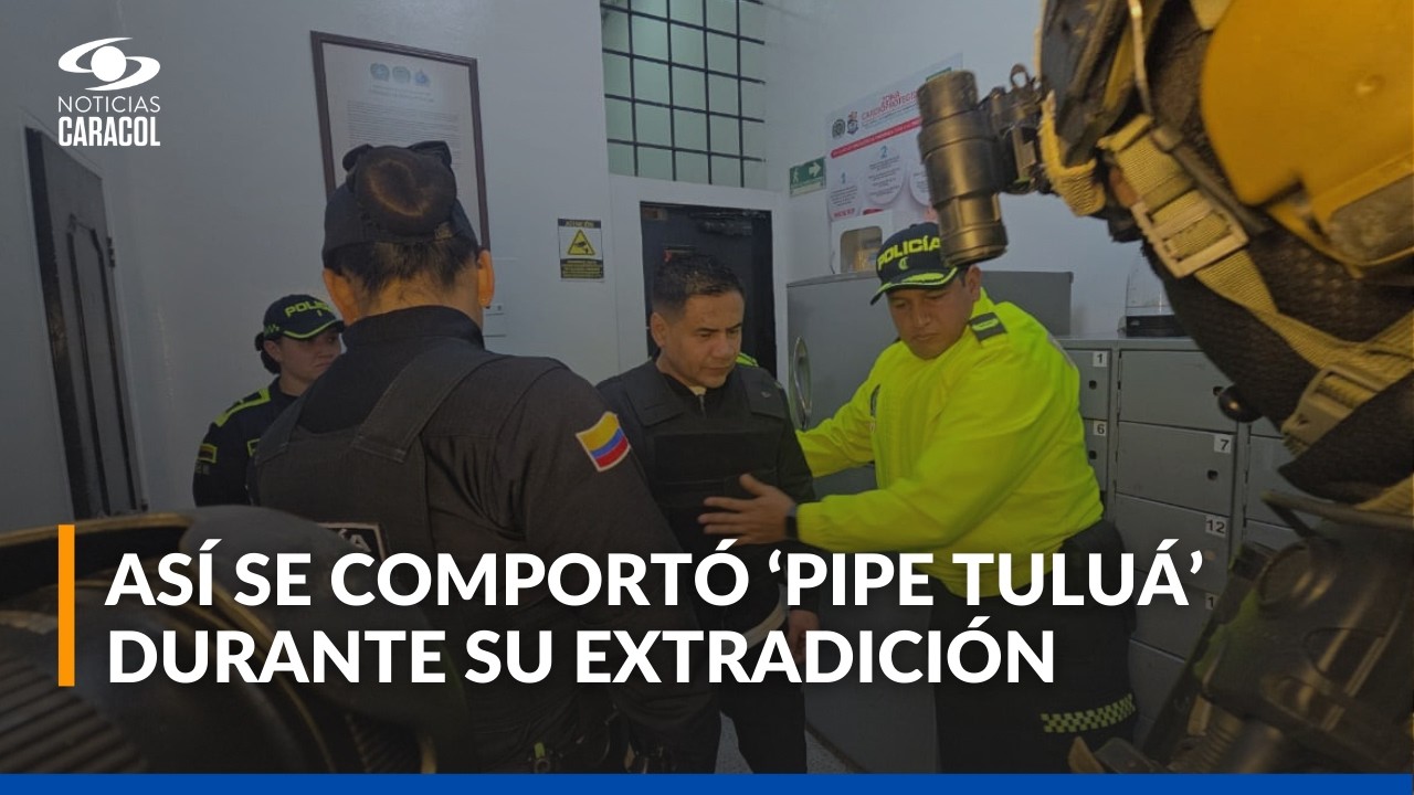 Así fue la extradición de 'Pipe Tuluá', jefe de la banda criminal 'La Inmaculada', a Estados Unidos