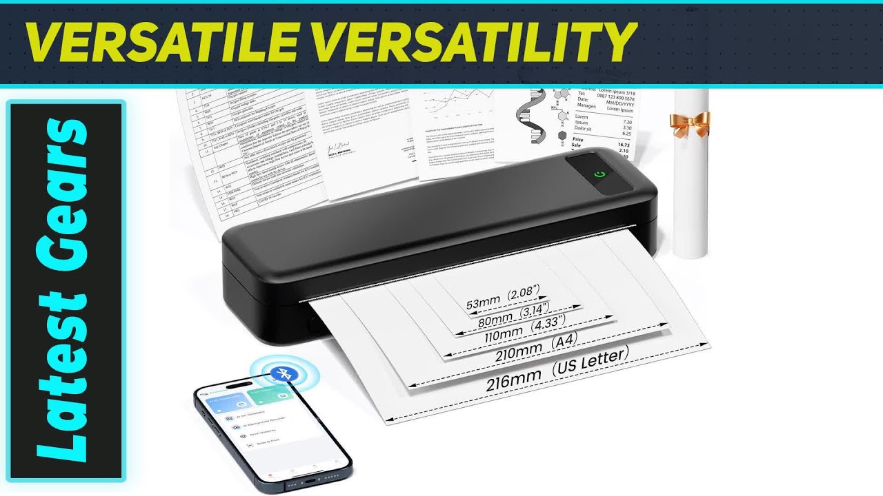 `Best Portable Printer? TATTMUSE Wireless Printer Hands-On!