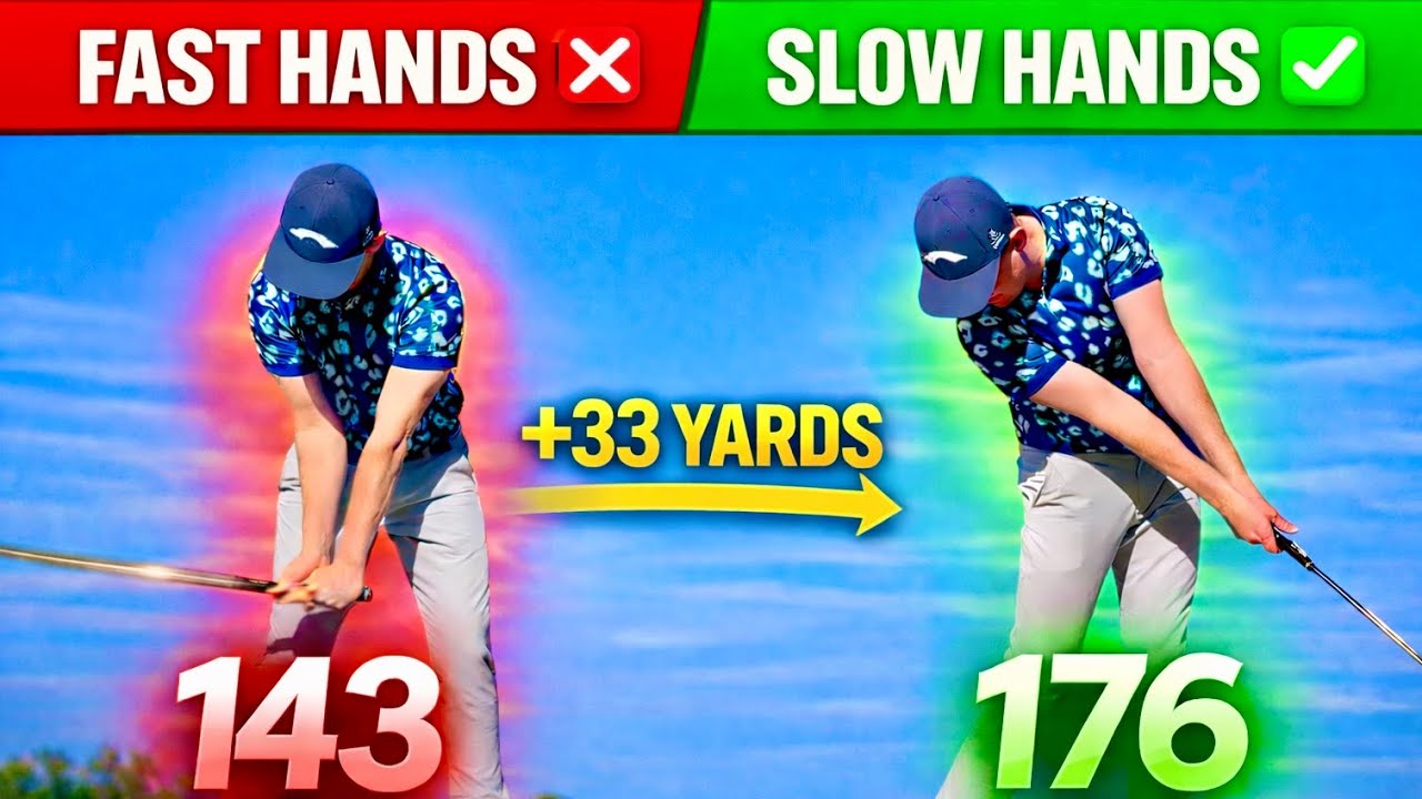 Create Effortless Power By Slowing Down Your Golf Swing (Golf Drill)