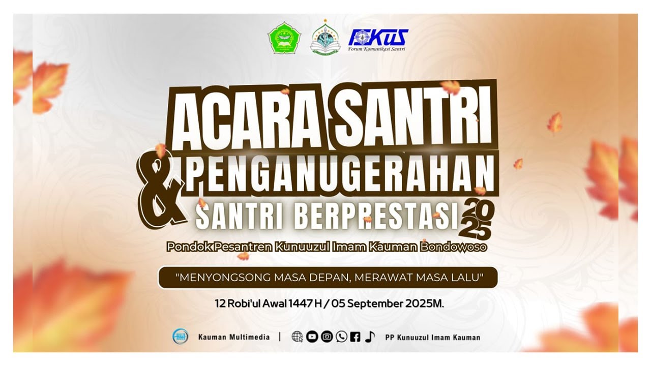 🔴 LIVE ACARA SANTRI & PENGANUGERAHAN SANTRI BERPRESTASI IMTIHAN LINISFIS TSANATIL ULA