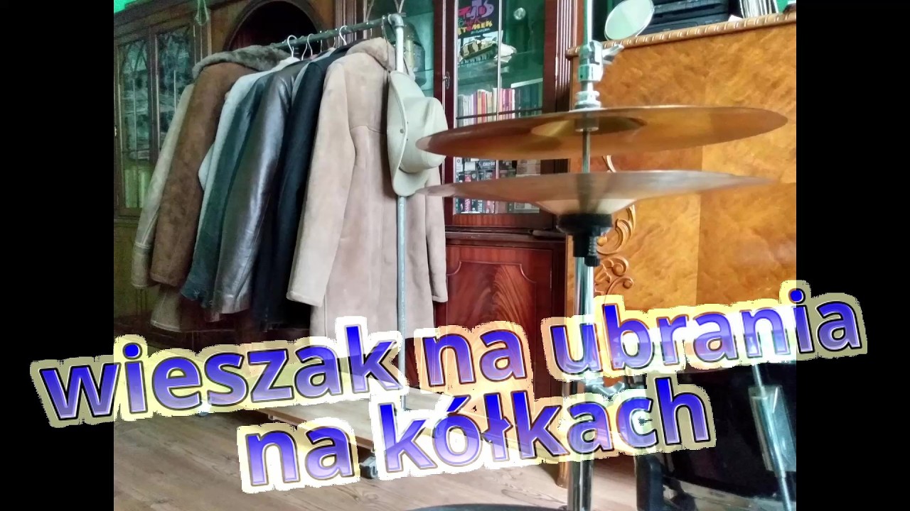 Jak zrobić wieszak na kółkach na ciężkie płaszcze, kożuchy.#sustainablefurniture#reclaimedmaterials