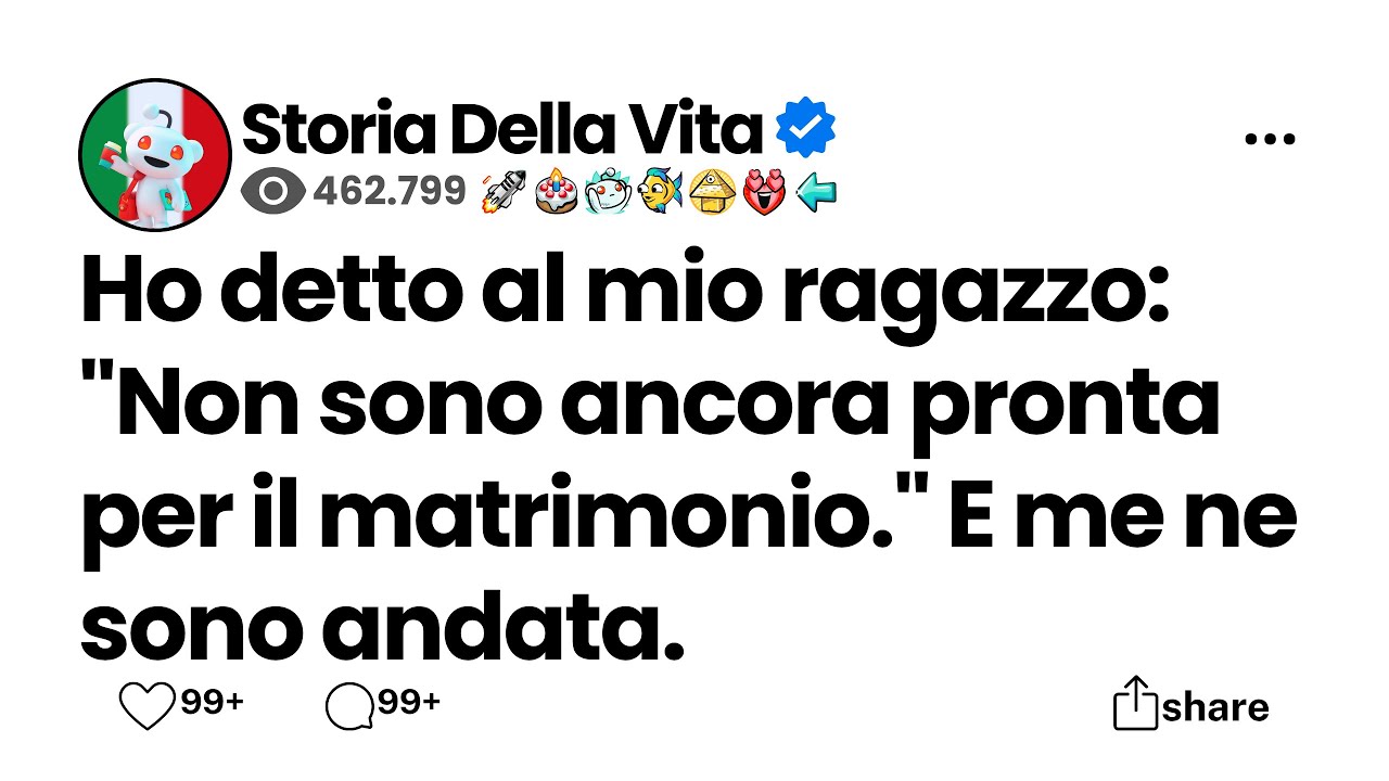 Ho detto al mio ragazzo: