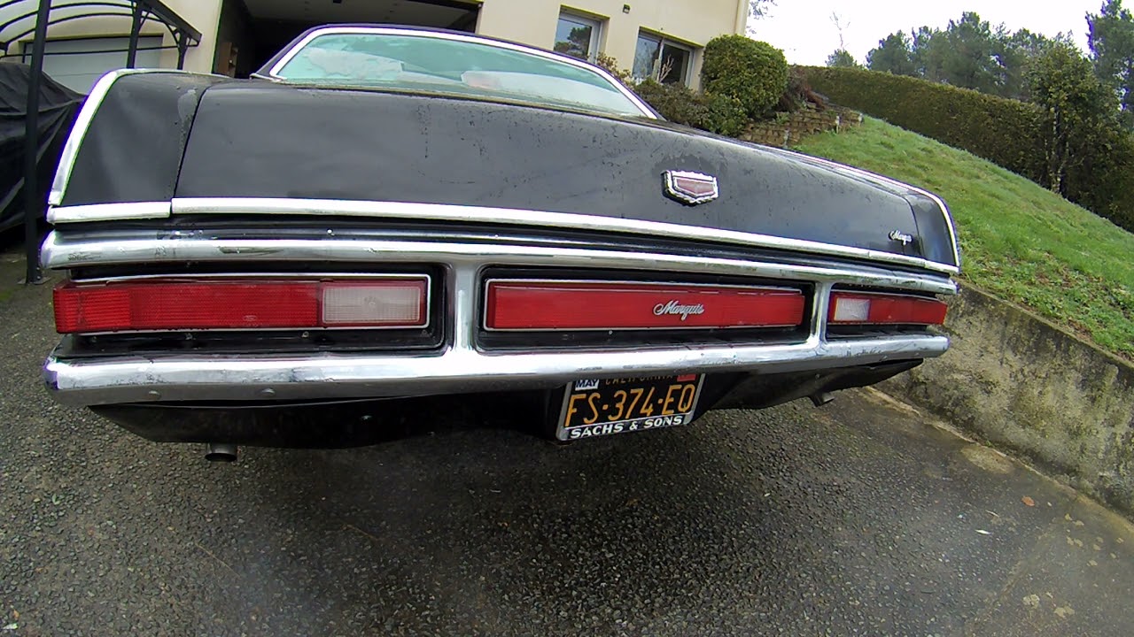 1971 Mercury Marquis  Brougham Start Up and Sound