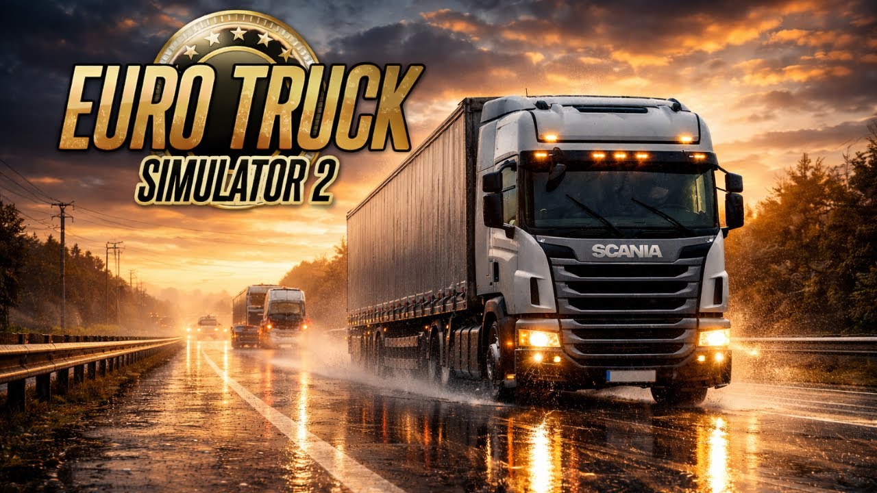 Euro truck simulator 2 Realistic Cinematic Gameplay  [4K 60FPS]