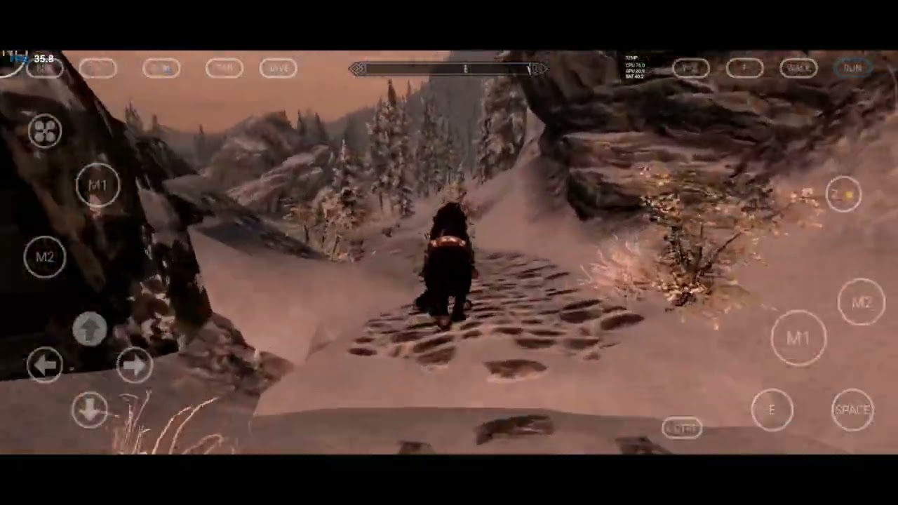 Skyrim en winlator - Poco f3 (gameplay test) 