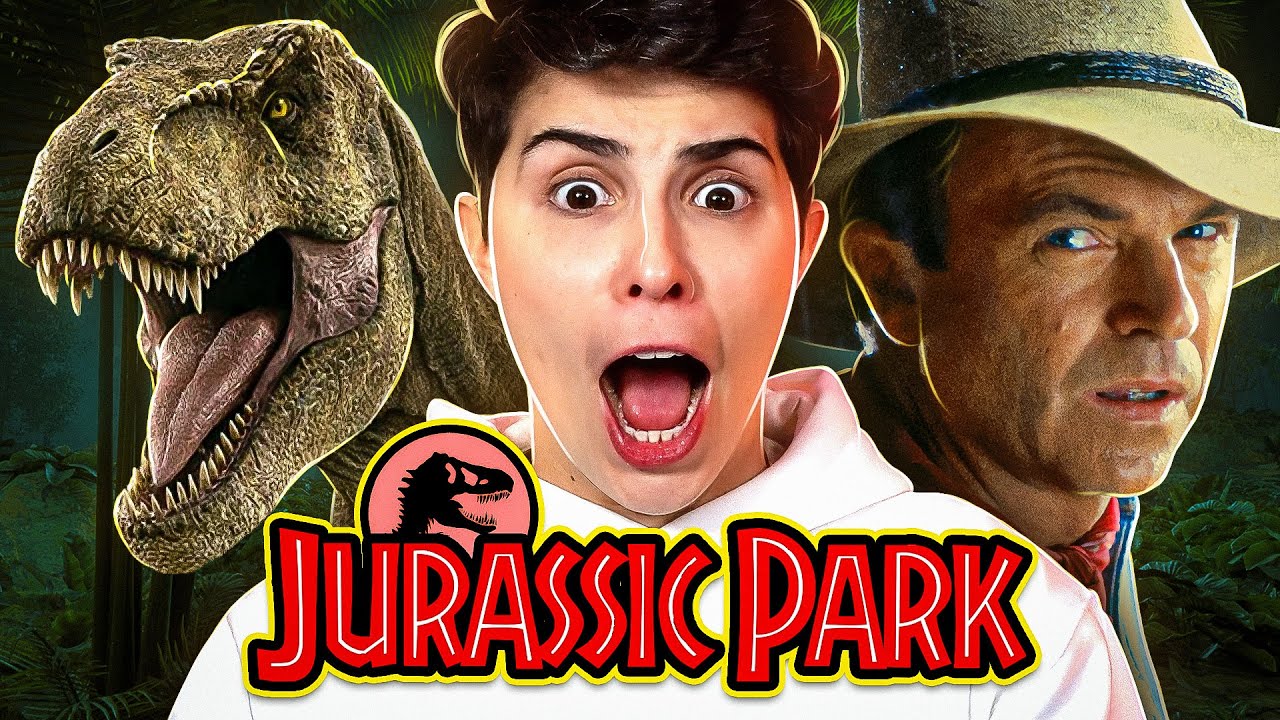 É BOM MESMO?! ASSISTI JURASSIC PARK E ENLOUQUECI!