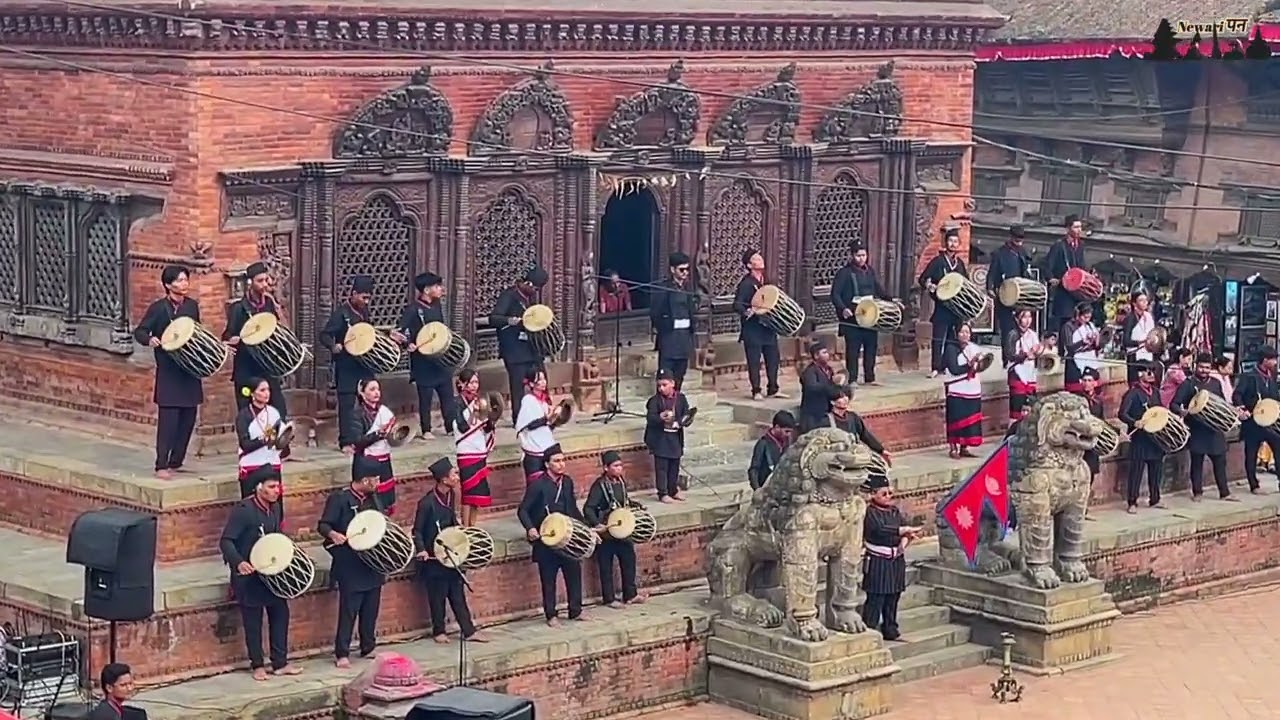 Newari Dhime Baja Dance Performance At Basantapur | The Locals Kathmandu | Indra Jatra 2082/05/19