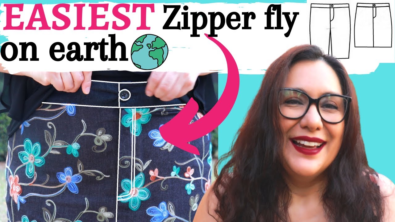 Your NEXT Zipper Fly WILL be Stress Free.  Easiest Step by step in the whole wide world :)