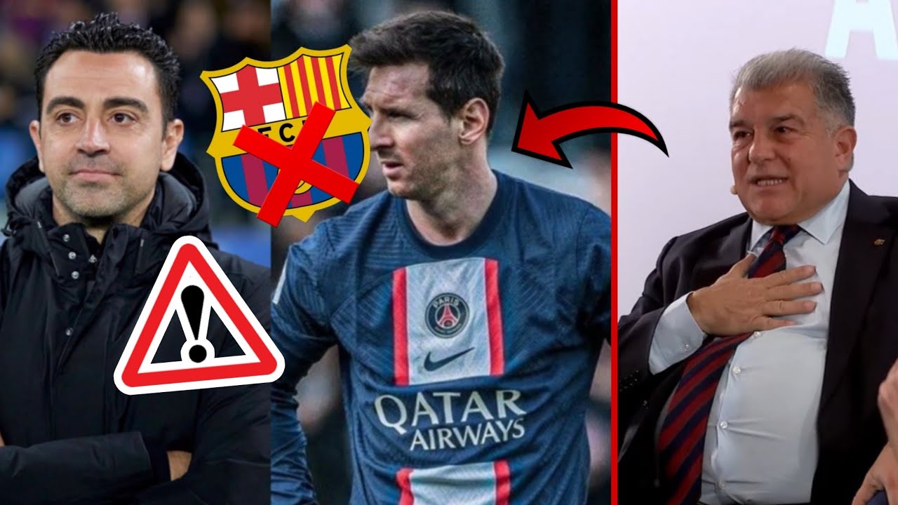 🚨Laporta démentir xavi sur le départ et retour de Lionel messi...( pt1)