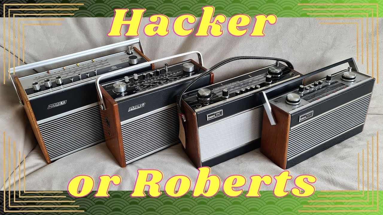 Hacker or Roberts Radio - Which is the Best? Imagine this, it's Summer 1975 and you can Buy One!