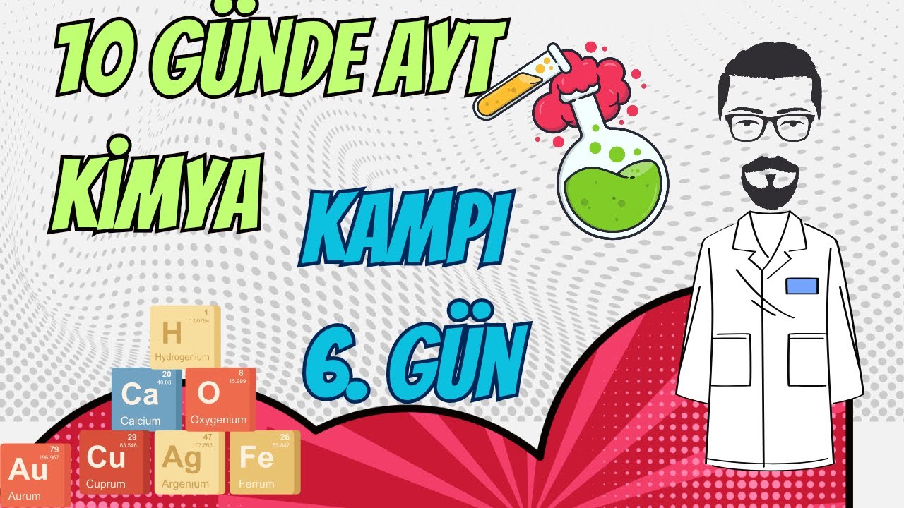 10 Günde AYT Kimya Kampı 6. gün Kimyasal denge tamamı tek parça Kçç dahil