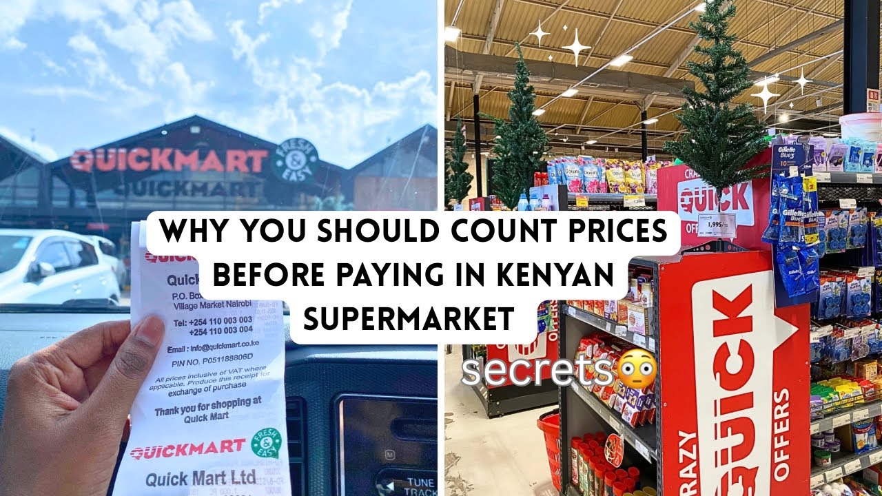 Покупки продуктов к Новому году в супермаркете Quickmart в Кении!