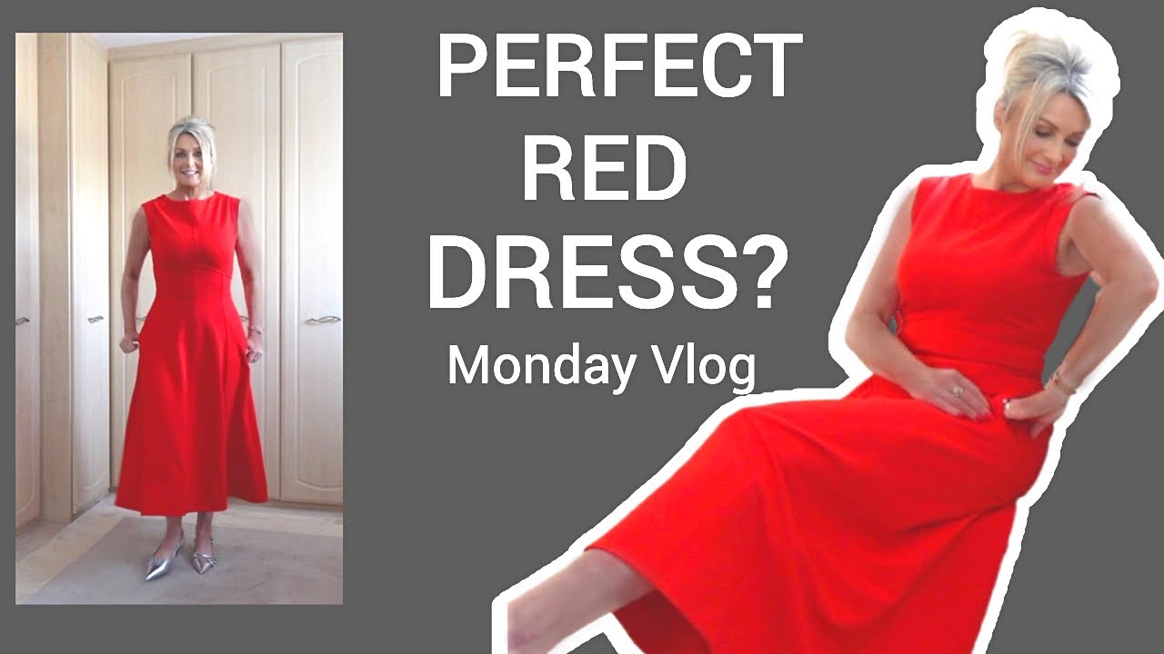 Perfect Red Dress? - MONDAY VLOG