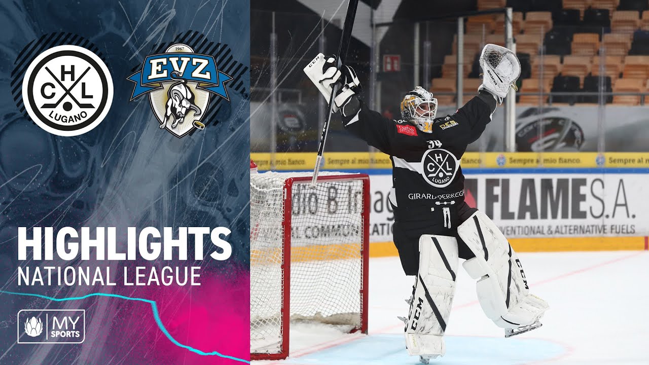 Lugano vs. Zug 3:2 nV – Highlights National League