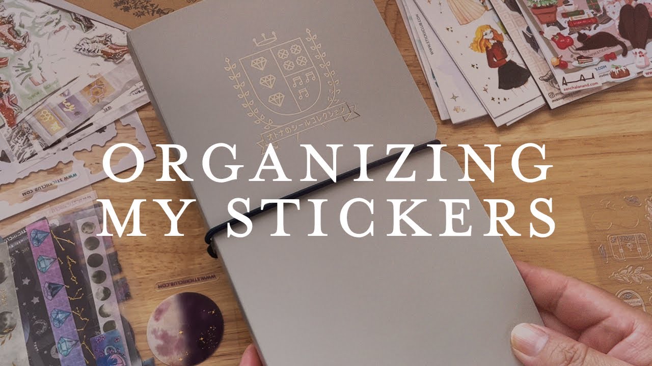 Sticker storage: King Jim Sticker Folders Unboxing & Organizing