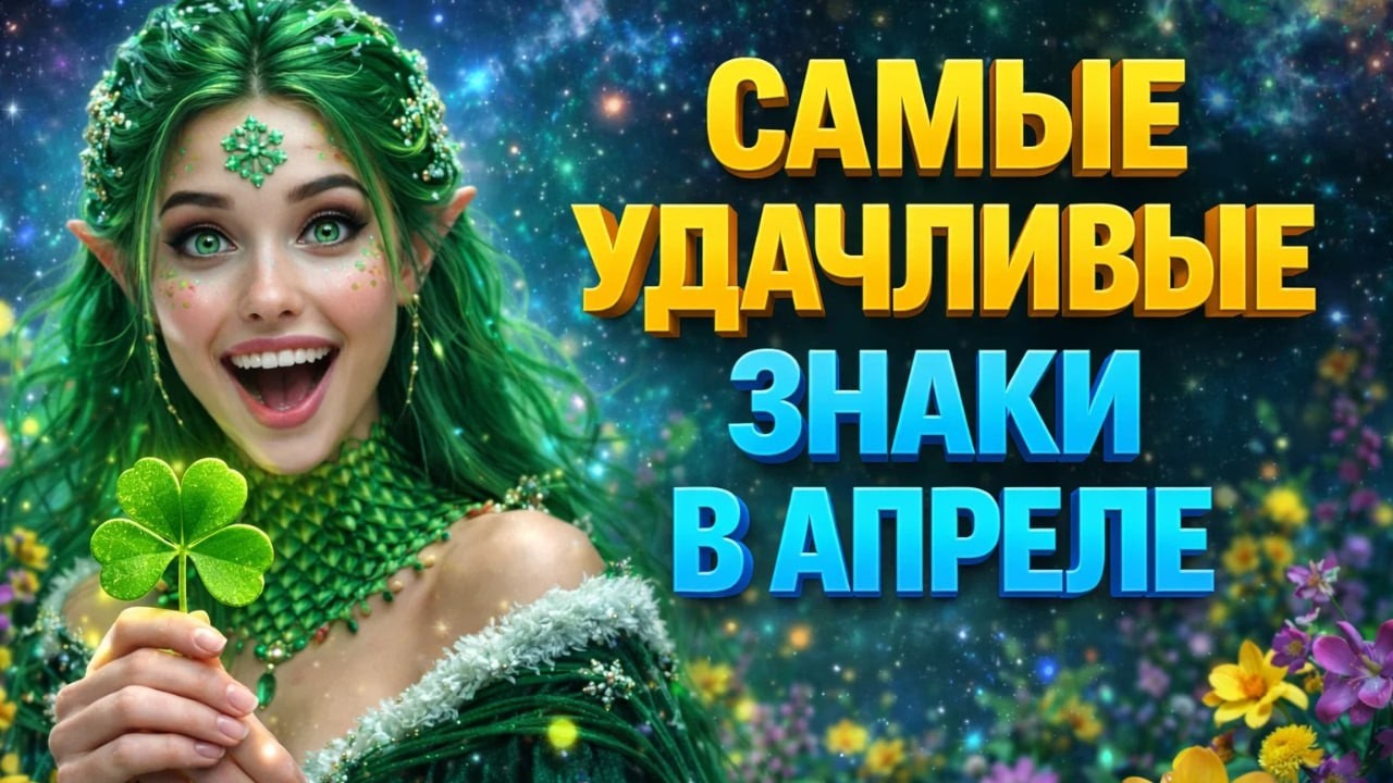 Самые удачливые знаки в апреле.