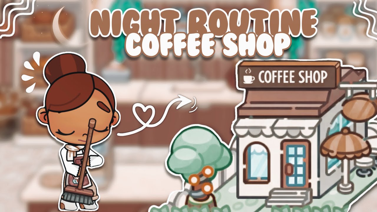 🌙My first Night Routine Coffee shop ☕️|| ASMR ll Avatar world story || #pazu #avatarworld 