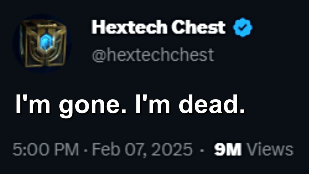 The Death of Hextech Chests