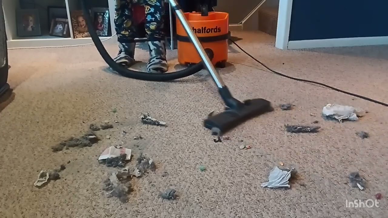 Numatic Halford massive mess test