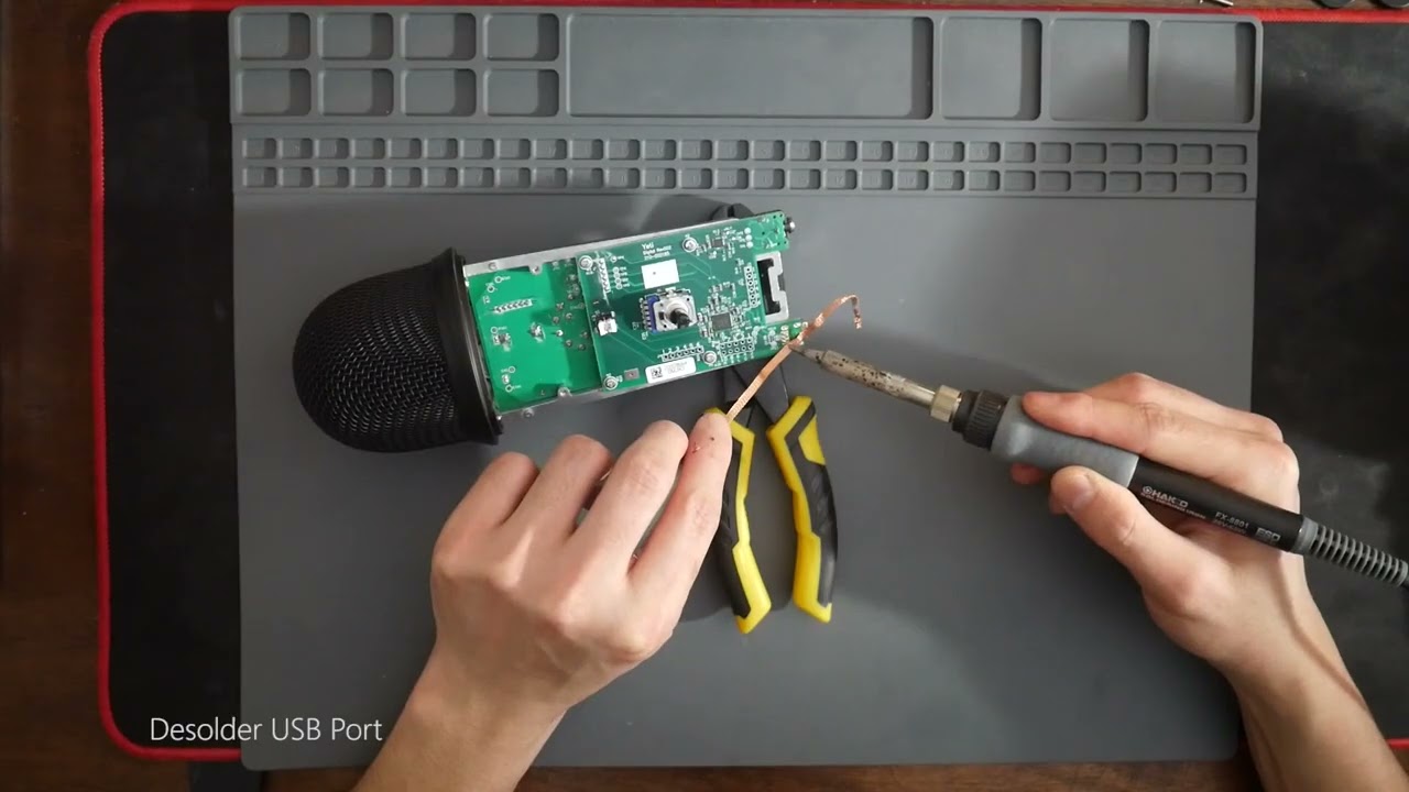 How to replace a Blue Yeti USB Port